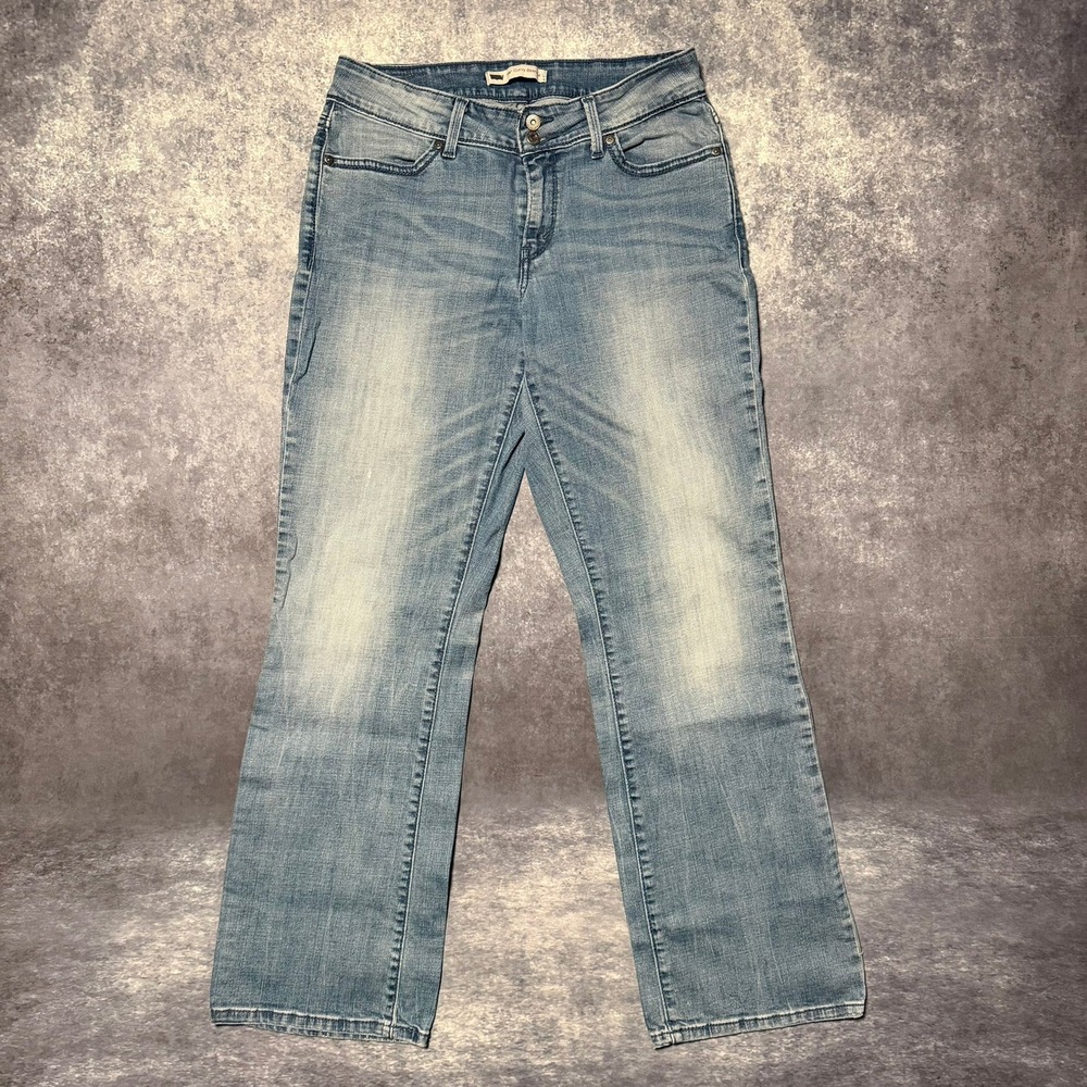 Levis 529 Curvy Bootcut Jeans Womens‎ 10M W30 L32 Blue Denim Medium Wash